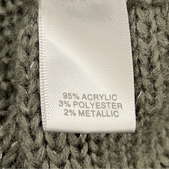 SIZE 22 VINTAGE 90’s GREY KNIT BOLERO SWEATER AVENUE PLUS COZY GRAY SHORT SLEEVE - Picture 11 of 12